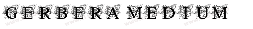 Gerbera Medium字体转换